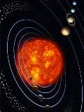 Planetas girando en su sol