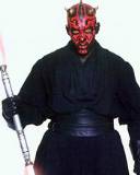 Darth Maul vestido de Negro