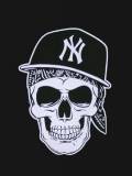 Calavera con Gorra NY