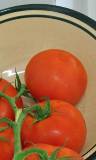 Tomates en un plato