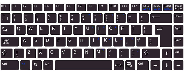 Teclado captura de pantalla