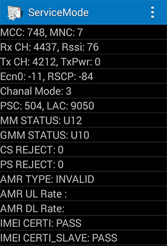 Service Mode Galaxy Grand Neo